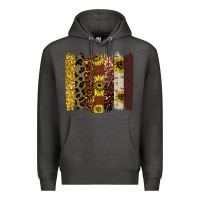 Charcoal Heather Colorful brush stroke thankful Premium Hoodie - Bettercallsaul