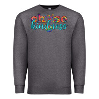 Charcoal Heather Lgbtq Choose Kindness With Heart And Peace Premium Sweatshirt - BundleAndBundleShop
