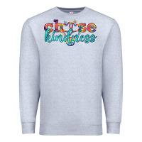 Heather Grey Lgbtq Choose Kindness With Heart And Peace Premium Sweatshirt - BundleAndBundleShop
