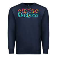 Navy Lgbtq Choose Kindness With Heart And Peace Premium Sweatshirt - BundleAndBundleShop