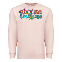 Pale Pink Lgbtq Choose Kindness With Heart And Peace Premium Sweatshirt - BundleAndBundleShop
