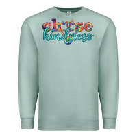 Seafoam Lgbtq Choose Kindness With Heart And Peace Premium Sweatshirt - BundleAndBundleShop