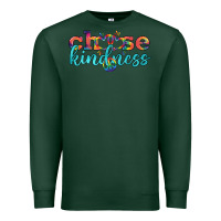 Sports Green Lgbtq Choose Kindness With Heart And Peace Premium Sweatshirt - BundleAndBundleShop