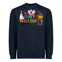 Navy happy halloween Heavyweight Sweatshirt - AdoDesignShop