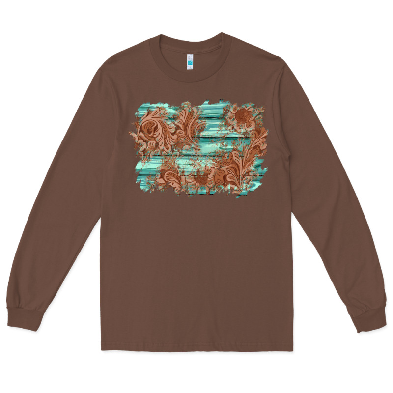 Wood Leather Background Long Sleeve Tee by AdoDesignShop | Teevron