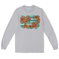 Moon Dust wood leather background Long Sleeve Tee - AdoDesignShop