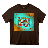 Chocolate Brown birthday diva Heavy Core Tee - RanaPortraitStore