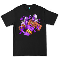 Black domestic violence afro girl sneakers Premium Tee - RanaPortraitStore