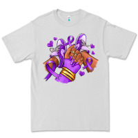 Dove Grey domestic violence afro girl sneakers Premium Tee - RanaPortraitStore