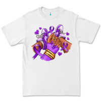 White domestic violence afro girl sneakers Premium Tee - RanaPortraitStore