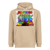Mushroom Everyone Deserves Love Pride LGBTQ+ Tumbler Heavyweight Hoodie - BundleAndBundleShop