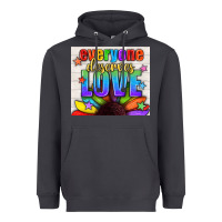 Smoke Everyone Deserves Love Pride LGBTQ+ Tumbler Heavyweight Hoodie - BundleAndBundleShop