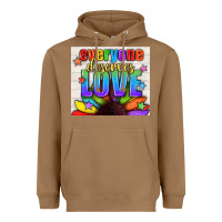 Toasted Coconut Everyone Deserves Love Pride LGBTQ+ Tumbler Heavyweight Hoodie - BundleAndBundleShop