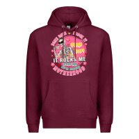 Burgundy funny motherhood Premium Hoodie - JahusDesignShop