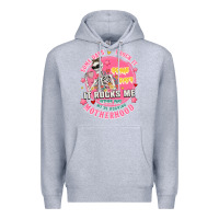 Heather Grey funny motherhood Premium Hoodie - JahusDesignShop