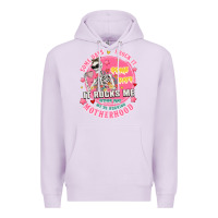 Lilac funny motherhood Premium Hoodie - JahusDesignShop