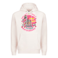Pale Pink funny motherhood Premium Hoodie - JahusDesignShop