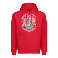 Red funny motherhood Premium Hoodie - JahusDesignShop