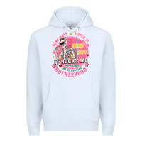 White funny motherhood Premium Hoodie - JahusDesignShop