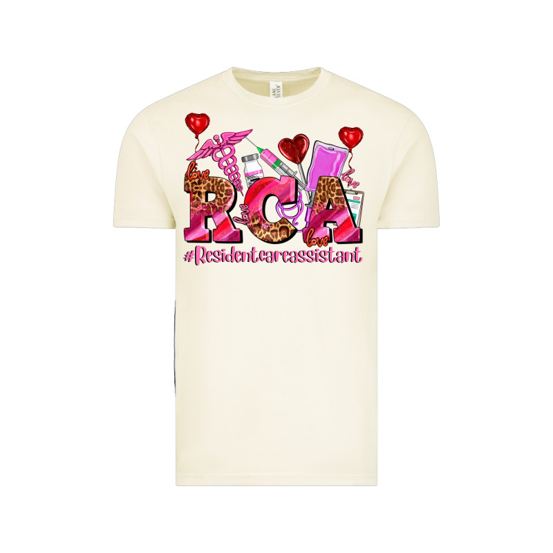 Valentines Day Rca Resident Care Assistant Vintage Tee by AdoDesignShop | Teevron