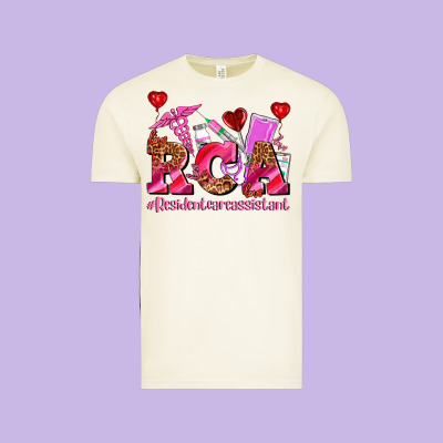 Valentines Day Rca Resident Care Assistant Vintage Tee Designed By Adodesignshop