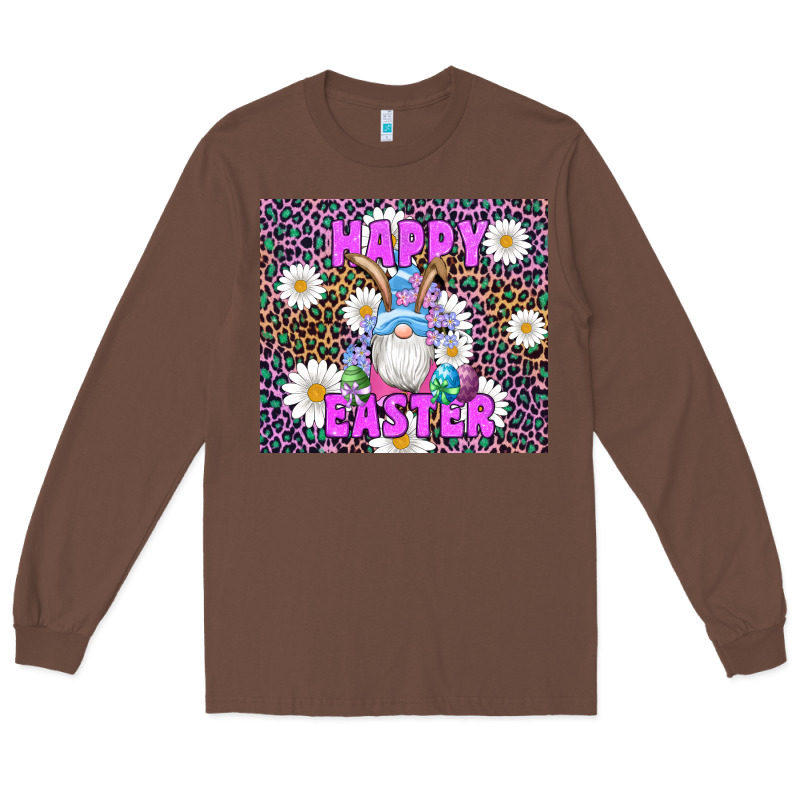 Easter Happy Easter Gnomes Bunny Daisys Long Sleeve Tee by Artiststas | Teevron