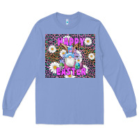 Colony Blue easter happy easter gnomes bunny daisys Long Sleeve Tee - Artiststas