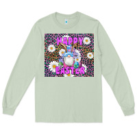 Matcha easter happy easter gnomes bunny daisys Long Sleeve Tee - Artiststas