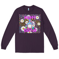 Plum easter happy easter gnomes bunny daisys Long Sleeve Tee - Artiststas