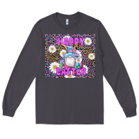 Smoke easter happy easter gnomes bunny daisys Long Sleeve Tee - Artiststas