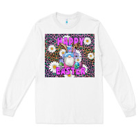 White easter happy easter gnomes bunny daisys Long Sleeve Tee - Artiststas