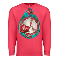 Cardinal baseball and western roses teardrop  7 Premium Sweatshirt - BundleAndBundleShop