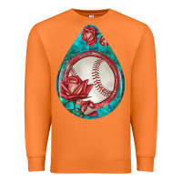 Carrot baseball and western roses teardrop  7 Premium Sweatshirt - BundleAndBundleShop