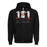 Black 101 days of school Zipper Hoodie - MaliasSmallBusiness