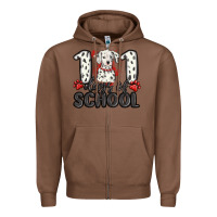 Chestnut 101 days of school Zipper Hoodie - MaliasSmallBusiness