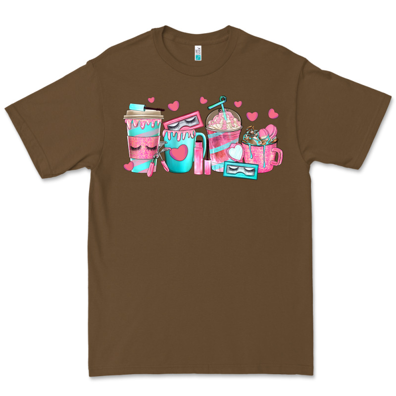 Lash Hustler Coffee Cups Premium Tee by texasbilliewilder | Teevron