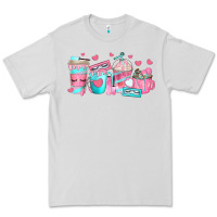 Dove Grey lash hustler coffee cups Premium Tee - texasbilliewilder