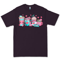Plum lash hustler coffee cups Premium Tee - texasbilliewilder