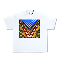 White american sunflower and camouflage Urban Heavy Tee - AdoDesignShop