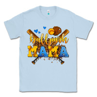 Dusty Blue ballpark mama Classic Tee - AdoDesignShop