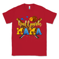 Red ballpark mama Classic Tee - AdoDesignShop