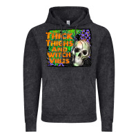 Vintage Black thick thighs and witch vibes Vintage Hoodie - JahusDesignShop