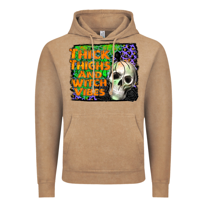 Thick Thighs And Witch Vibes Vintage Hoodie by JahusDesignShop | Teevron