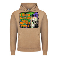 Vintage Coffee thick thighs and witch vibes Vintage Hoodie - JahusDesignShop