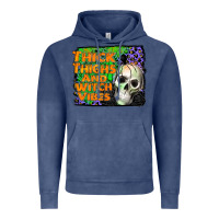 Vintage Denim thick thighs and witch vibes Vintage Hoodie - JahusDesignShop