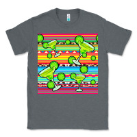 Charcoal Heather margarita serape seamless pattern Classic Tee - BundleAndBundleShop