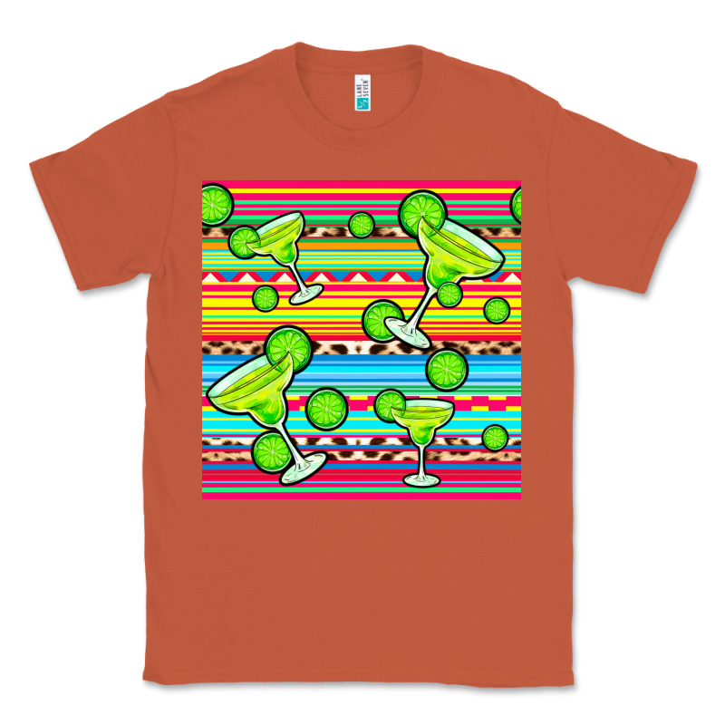 Margarita Serape Seamless Pattern Classic Tee by BundleAndBundleShop | Teevron