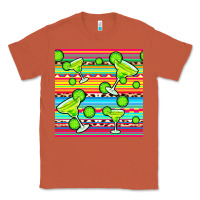 Copper margarita serape seamless pattern Classic Tee - BundleAndBundleShop