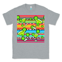 Heather Grey margarita serape seamless pattern Classic Tee - BundleAndBundleShop