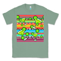 Sage margarita serape seamless pattern Classic Tee - BundleAndBundleShop